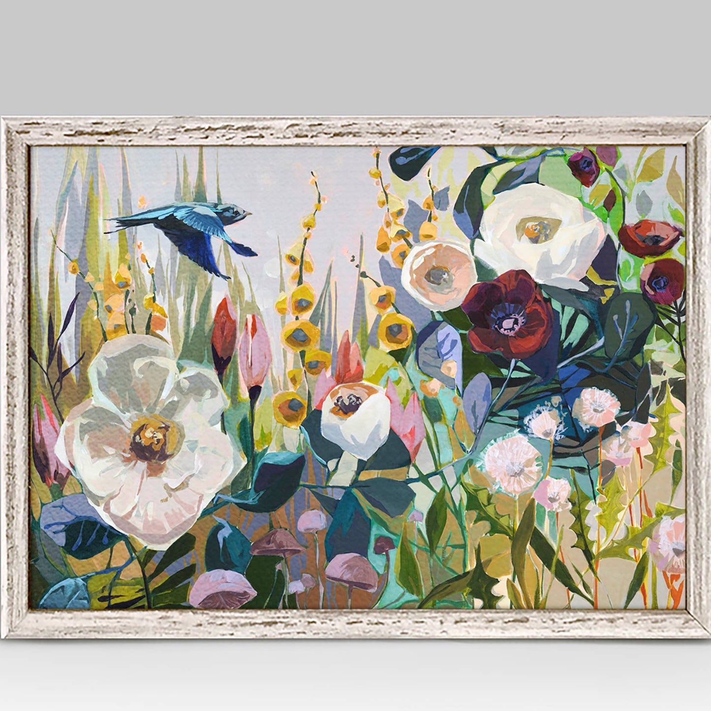 Tangled Up Floral Mini Framed Canvas