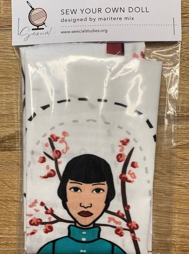Anna May Wong - DIY Sew-Your-Own Fabric Doll