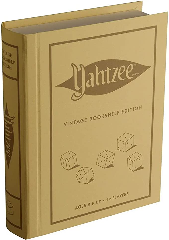 Yahtzee Vintage Bookshelf Edition Game
