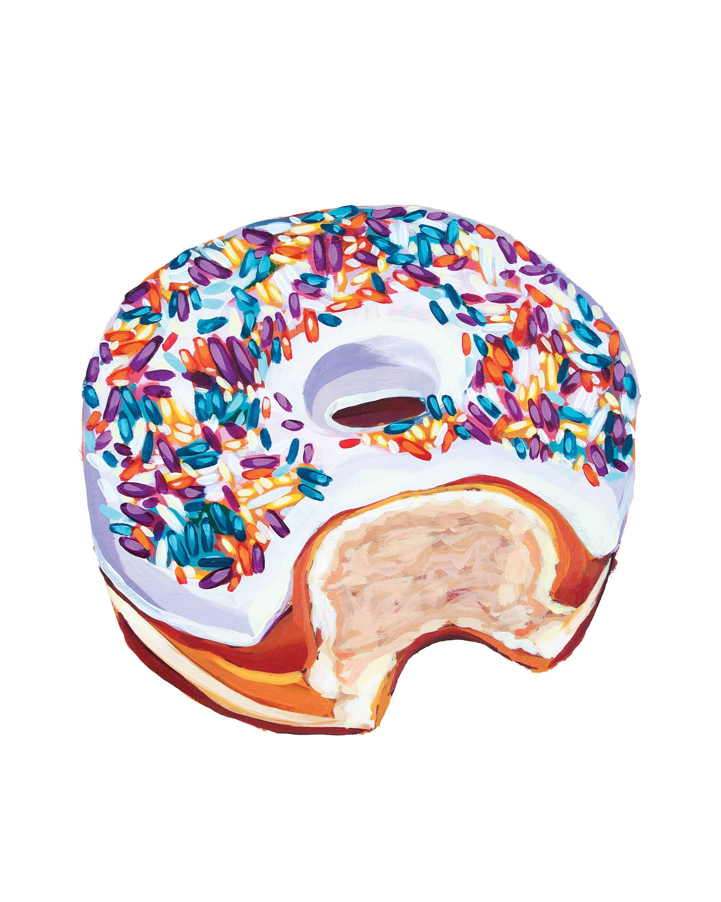 Laurel Greenfield's Donut Bite Print - 8” x 10”