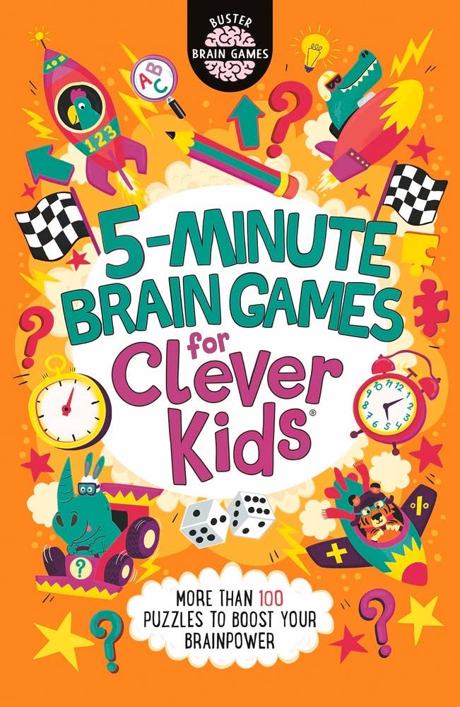 5-Minute Brain Games for Clever Kids®: Paperback / 192