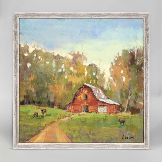 Way Back In The Country Mini Framed Canvas