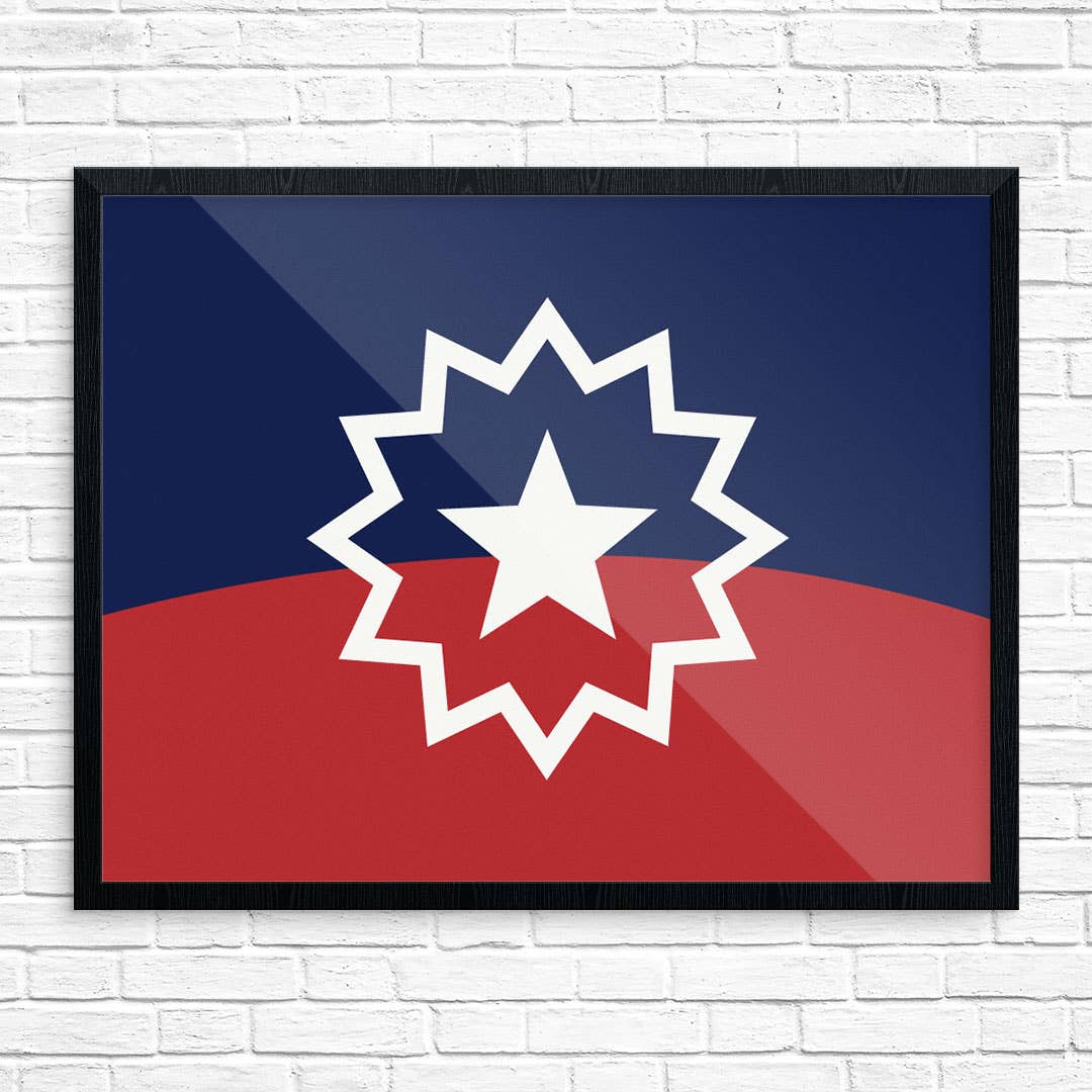 11" x 14" Juneteenth Flag Print