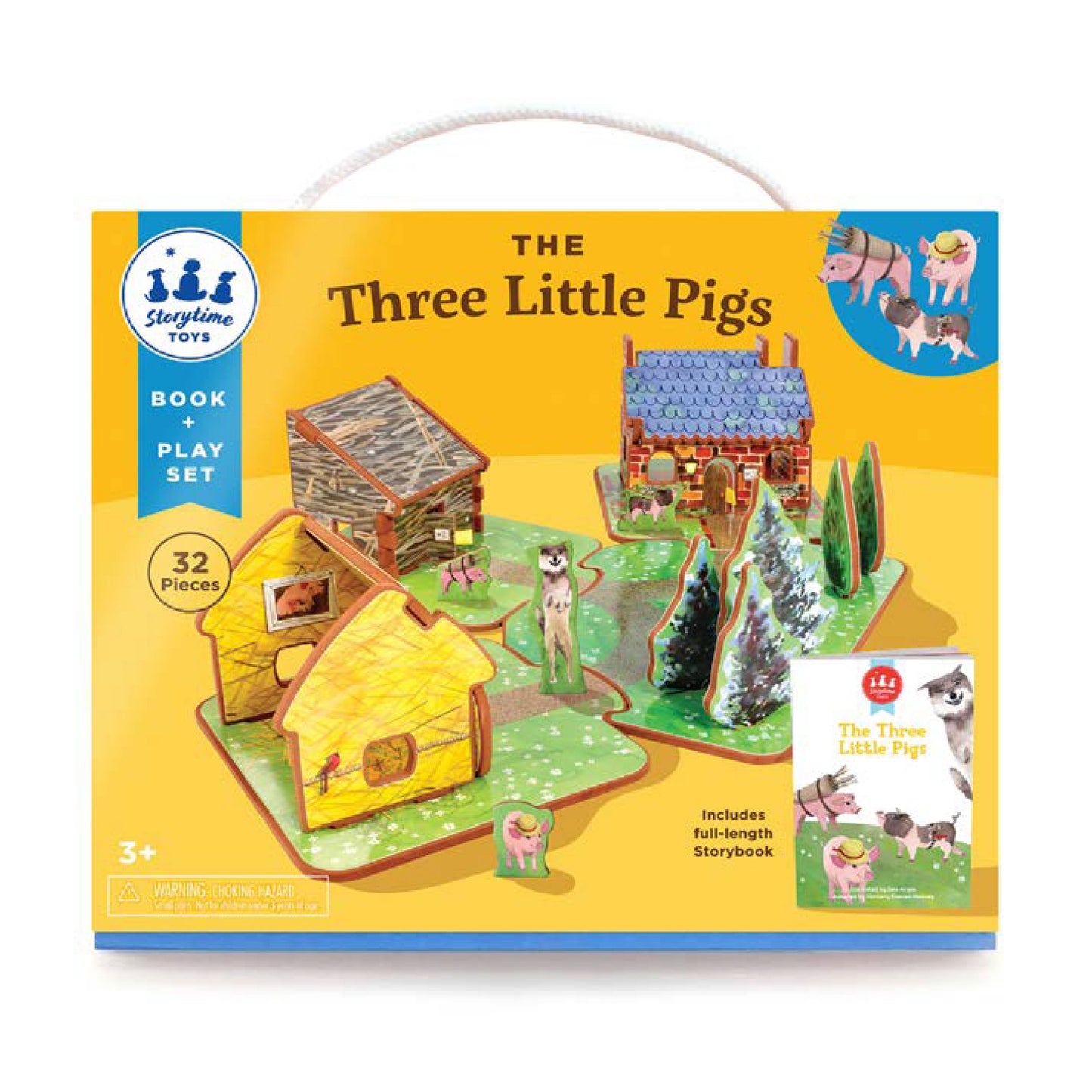 The Three Little Pigs Book and Play Set