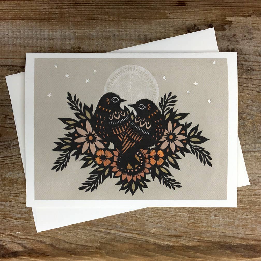 Birds Of A Feather - Greeting Card