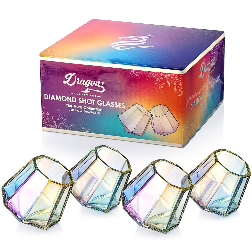 Diamond Shot Glasses - The Aura Collection