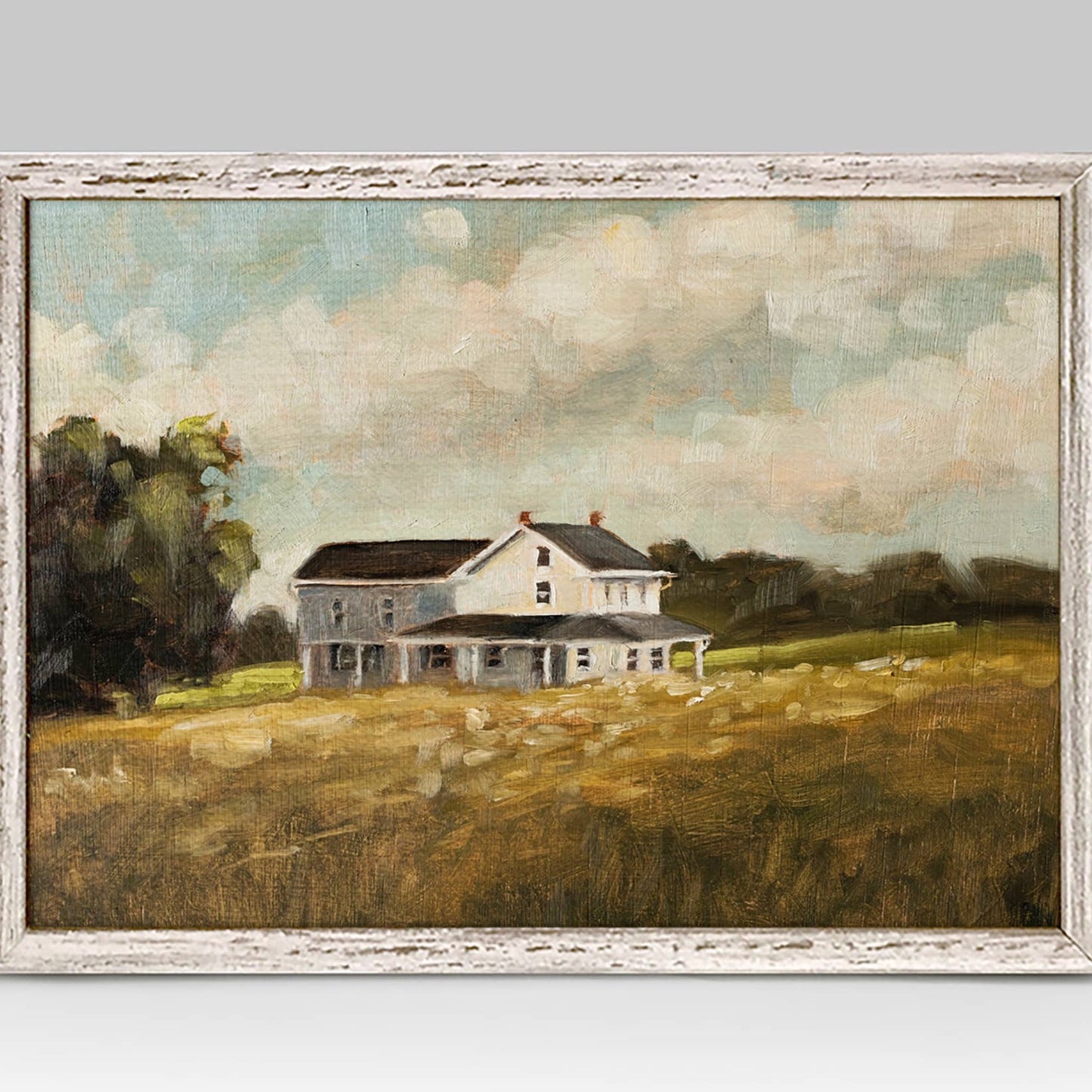 Country House Mini Framed Canvas