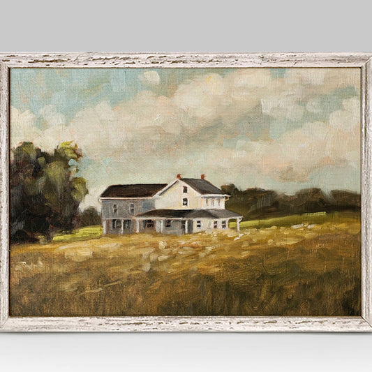 Country House Mini Framed Canvas