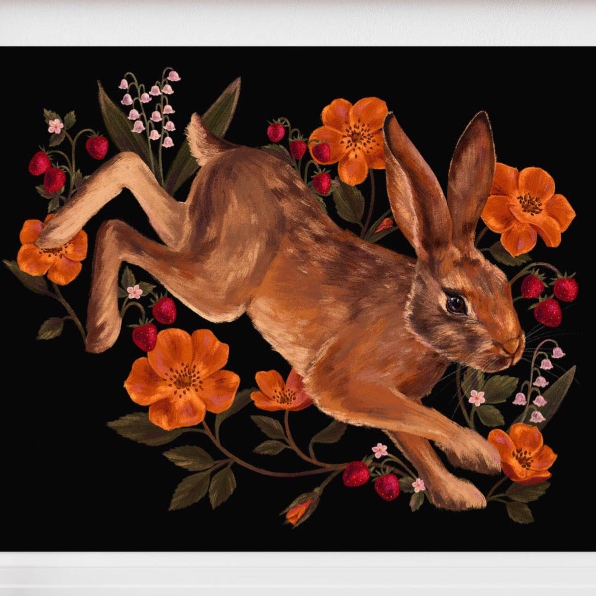 Rabbit Forest Art Print by Cailee Corbett - 8” x 10”