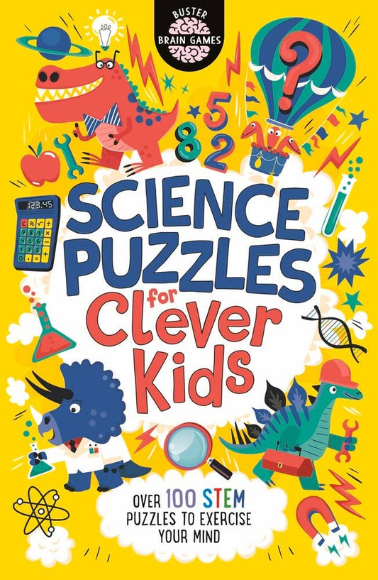 Science Puzzles for Clever Kids: Paperback / 192